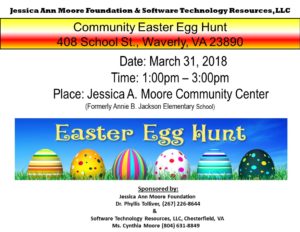 Easter Egg Hunt at the Jessica Ann Moore Community Center