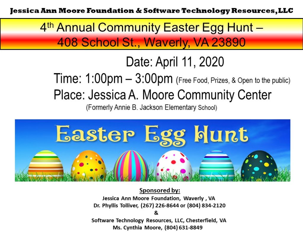 April 11, 2020 Community Easter Egg Hunt